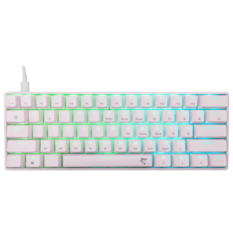 Shark TASTATURA GK-004211 SHINOBI-, Swich,MECHANICAL US snaga 2W boja white, blue, red - Periferija
