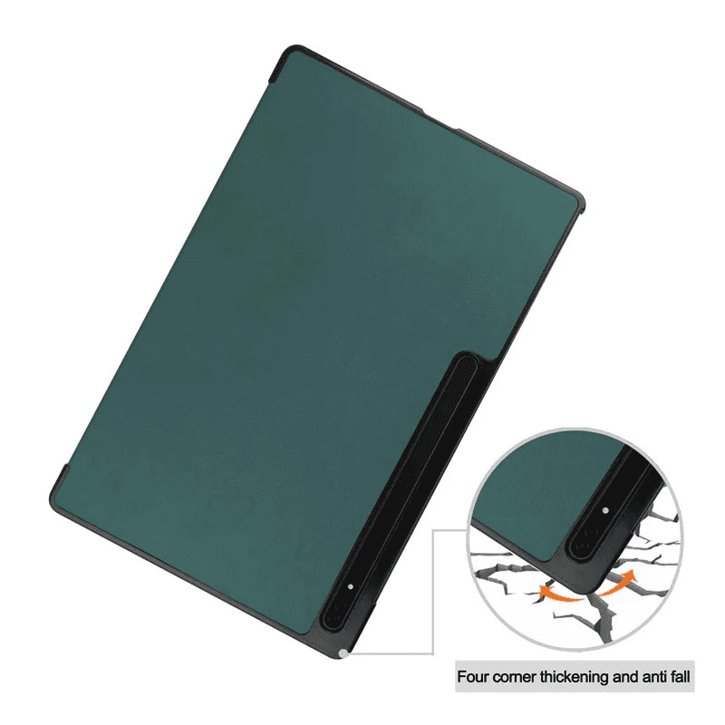 Maska na preklop Tablet Stripes za Samsung Tab S9 Ultra/ X910/ S10 Ultra/X920 boja black, pink, green - Tableti
