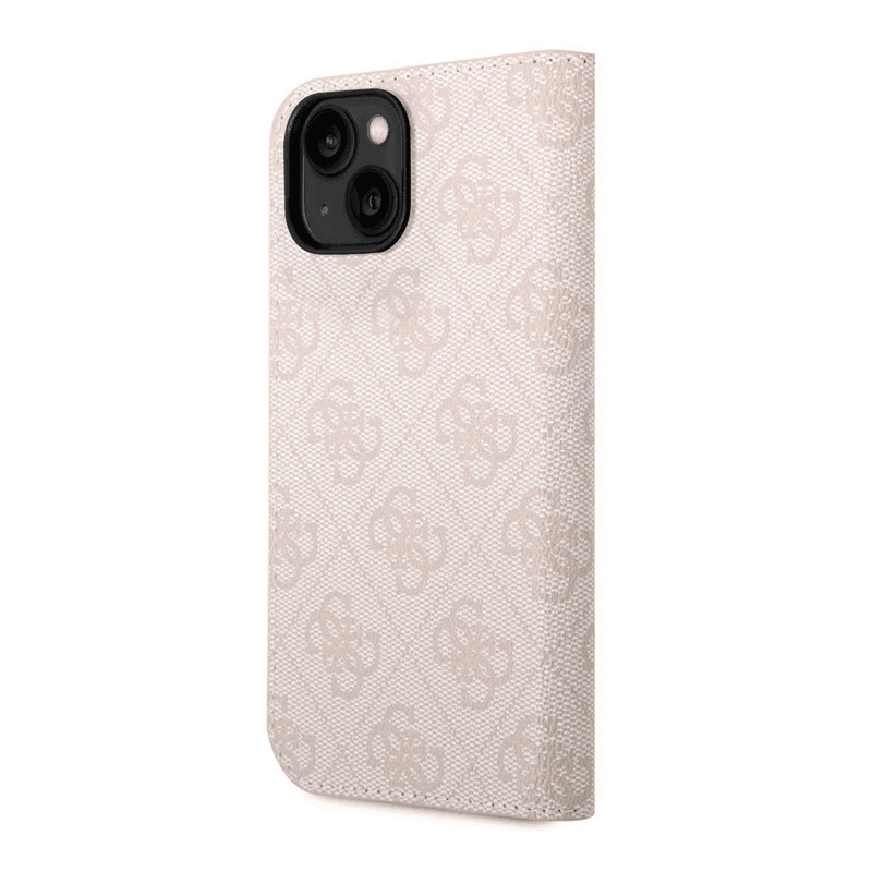Flip case Guess PC/ TPU 4G Metal Camera Outline Book for iPhone 14 black. - Maske za telefone