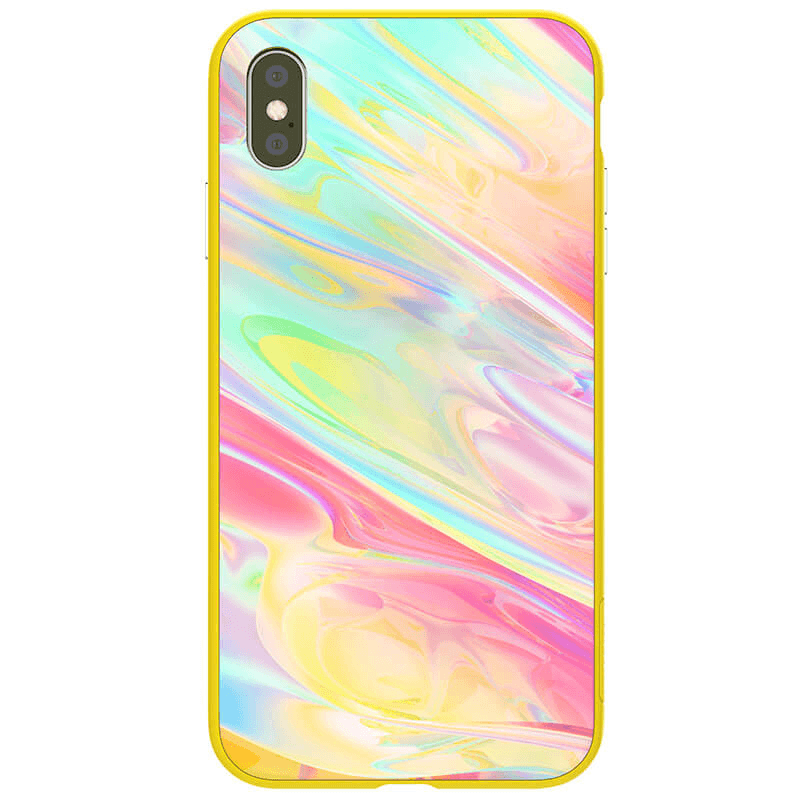 Maska Nillkin Ombre za iPhone XS Max . boja purple, yellow - Maske za telefone