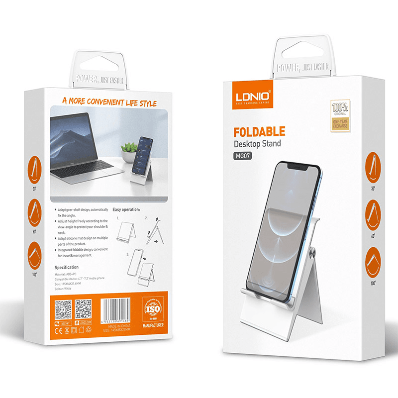 Desktop phone holder LDNIO MG07 white - Držači za telefon