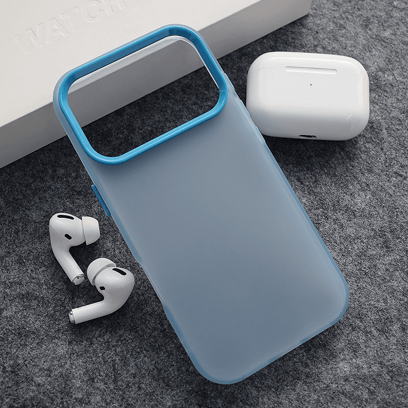 Чехол Electro Glow Frame для iPhone 17 Pro белый - Maske za telefone