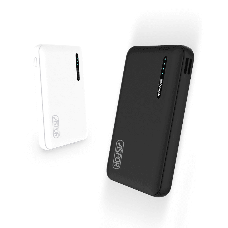 Power bank Aspor A355 5000 mAh black - Power bank