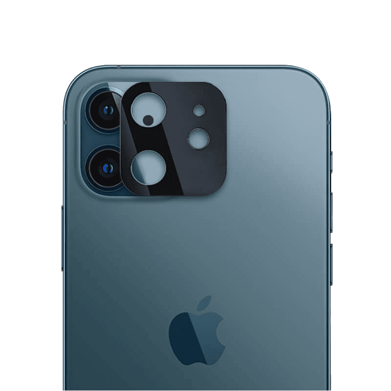 Защитное стекло Nillkin 2u1 HD Full Screen 2.5D (0,33mm) для iPhone 12/ 12 Pro чёрный - Zaštitno staklo
