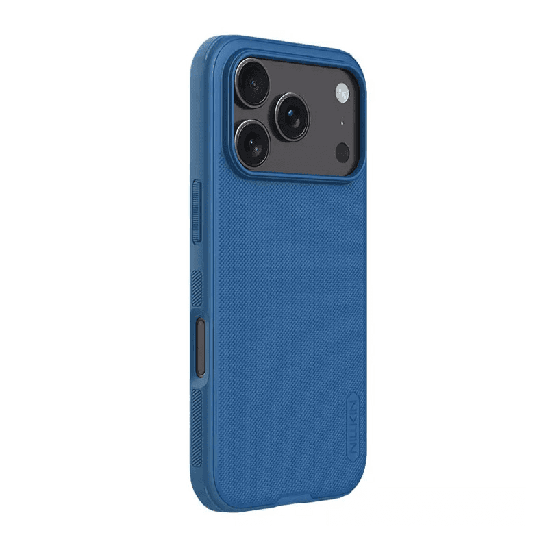 Чехол Nillkin Super Frosted Shield Pro для iPhone 17 Pro Max (без отверстия для logo) прозрачный чёрный - Maske za telefone