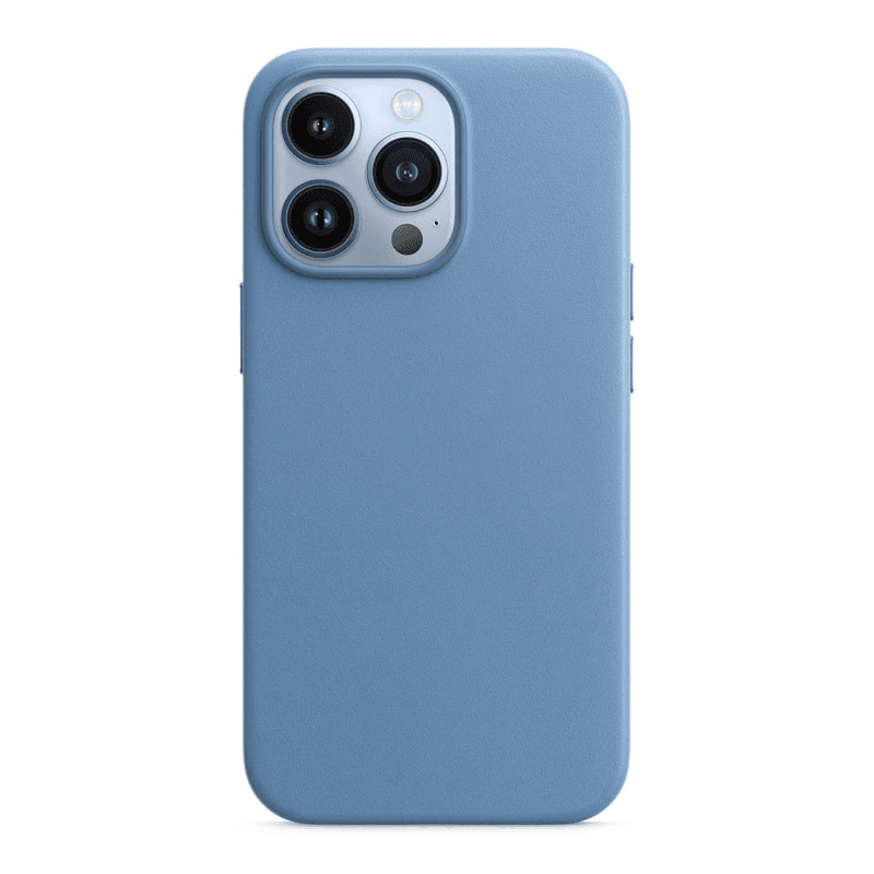 Maska Beautiful Shine Leather za iPhone 14 Pro . boja blue, pink - Maske za telefone