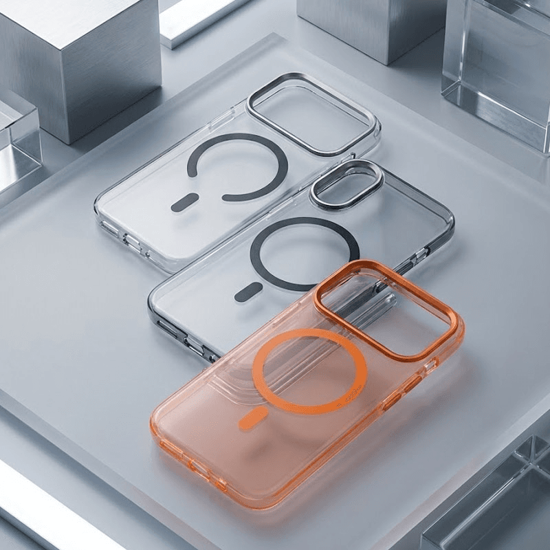 Чехол Mag Case IPF Transparent для iPhone 17 чёрный - Maske za telefone