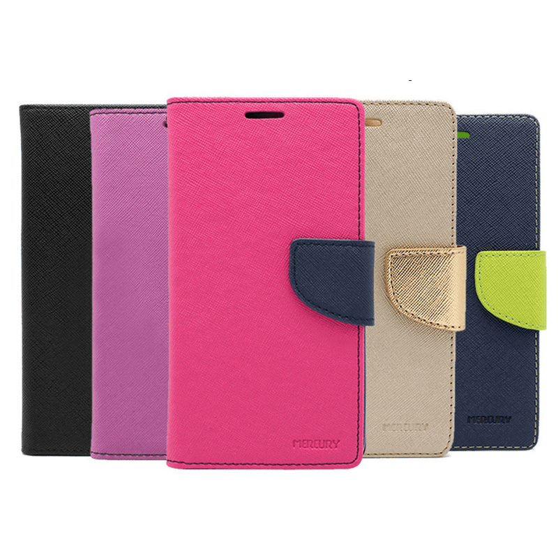 Flip case Mercury for Tesla Smartphone 6.2 Lite/ Honesty K7 black. - Maske za telefone