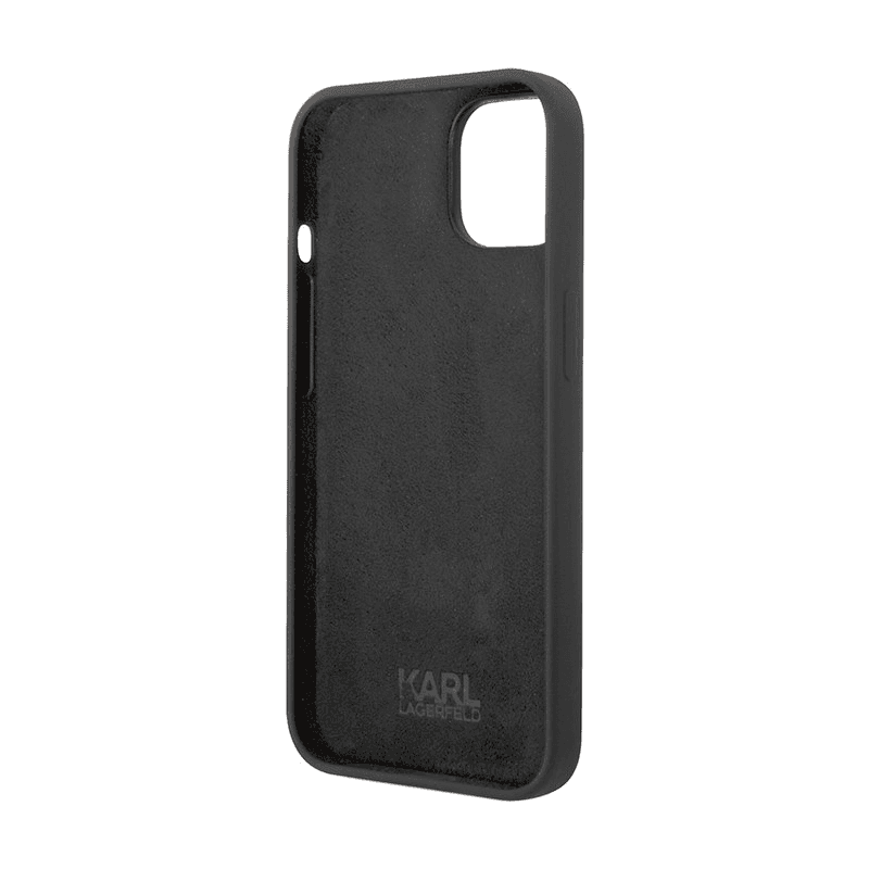 Чехол Karl Lagerfeld Hc Silicone NFT Ikonik для iPhone 15 чёрный - Maske za telefone