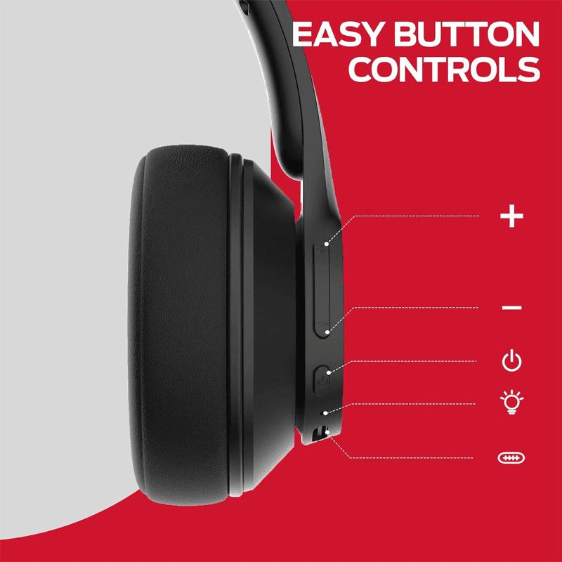 Bluetooth headphones Monster Mission 100 crne - Wireless headphones