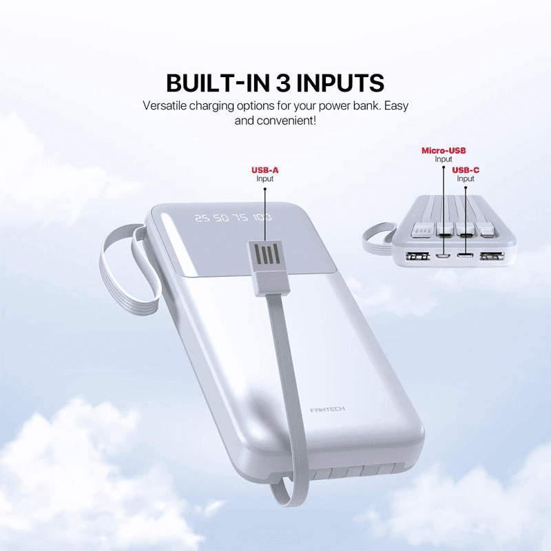 Повербанк Fantech S3 10000mAh 10W синий - Power bank