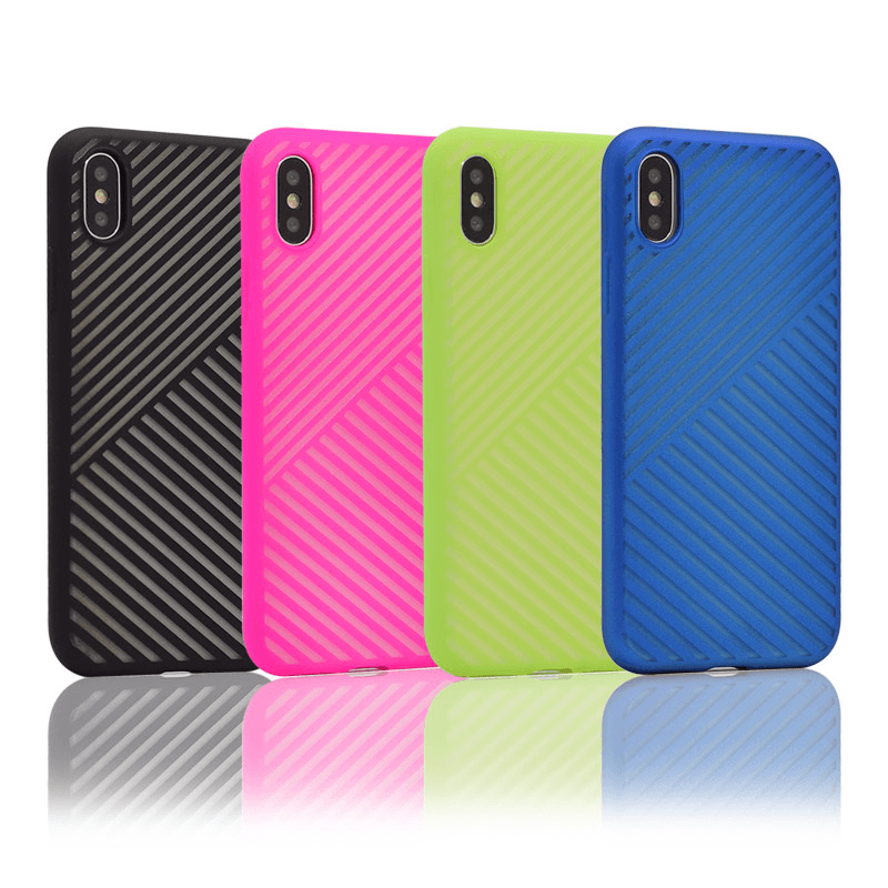 Maska Twill za Huawei Y7 Prime (2018)/ Honor 7C boja hot pink, svetlo zelena - Maske za telefone