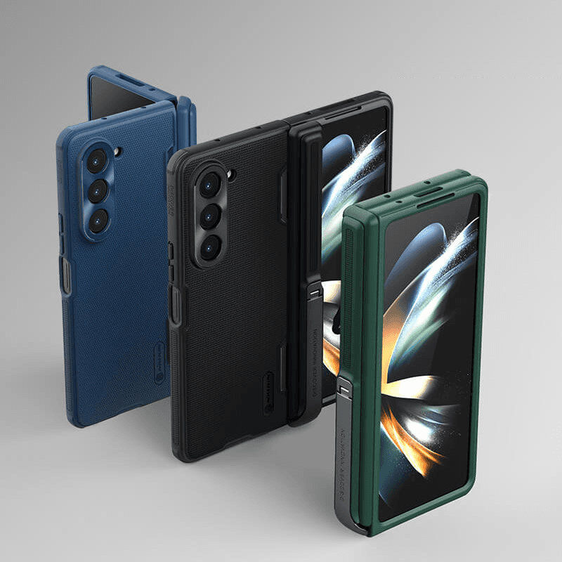Чехол Nillkin Super Frosted Shield Fold для Samsung Galaxy Z Fold 5 5G/ F946B синий - Maske za telefone