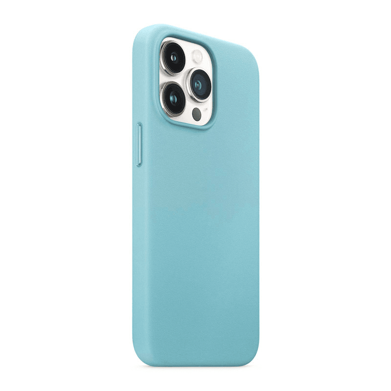 Чехол Beautiful Shine Leather для iPhone 16 Pro синий - Maske za telefone