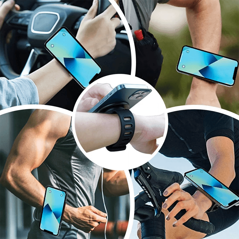 Drzac za mobilni telefon za bicikl magnetic boja black, white - Držači za telefon