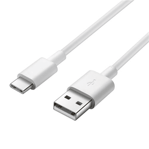 Кабель USB на Type-C белый 1m - Зарядные устройства и кабели