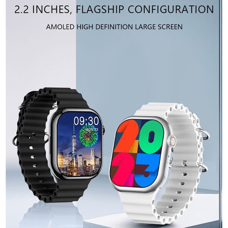 Pametni sat STY-V9 PRO MAX Ocean Band boja black, white - Pametni satovi