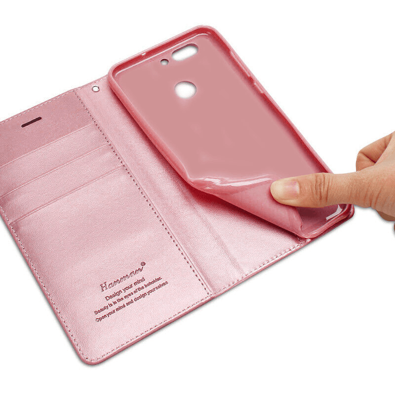 Maska na preklop Hanman Minor za Xiaomi 13 Lite boja black, pink - Maske za telefone