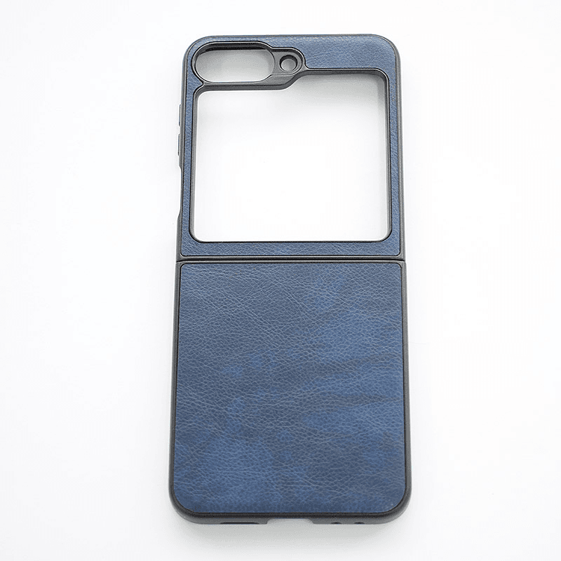 Чехол Leather для Samsung Galaxy Z Flip 6/ F741B/ Z Flip 7 FE 5G/ F761B красный - Maske za telefone