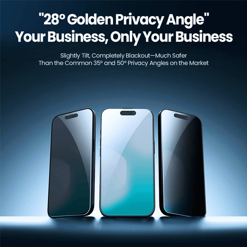 Защитное стекло Nillkin Guardian Privacy для iPhone 17 Pro Max чёрное - Zaštitno staklo