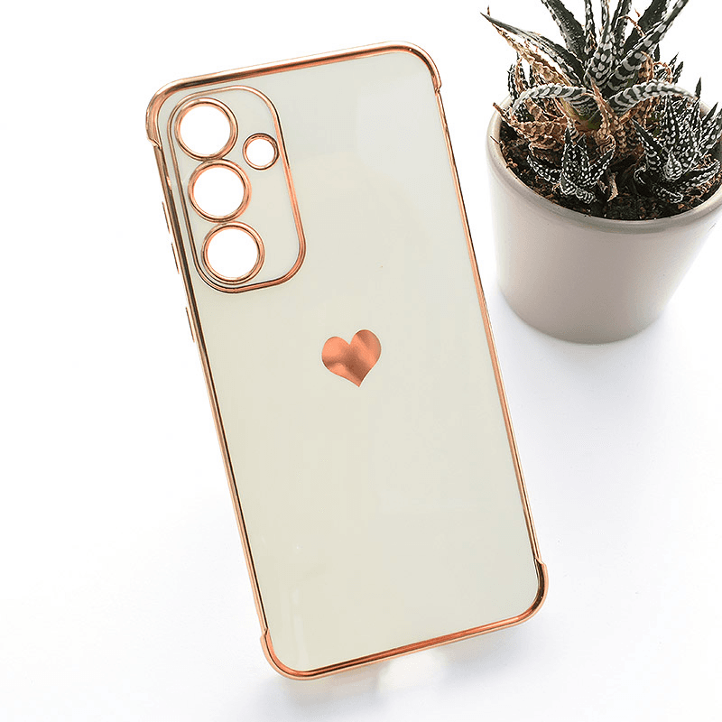 Чехол Heart Frame для Samsung A37 5G/ A376B белый - Maske za telefone