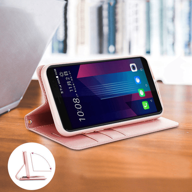 Flip case Hanman Minor for Huawei P40 Pro pink gold. - Maske za telefone