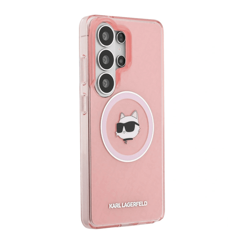 Maska Karl Lagerfeld IML Repeated Choupette MagSafe za Samsung S26 Ultra/ S948B boja pink, black - Maske za telefone
