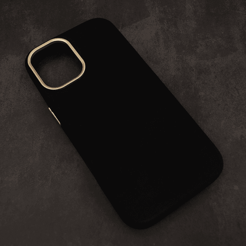 Чехол Mag Case Alkantara для iPhone 17 чёрный - Maske za telefone