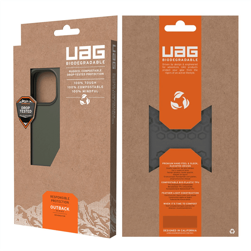 Чехол UAG Outback для iPhone 12/ 12 Pro красный - Maske za telefone