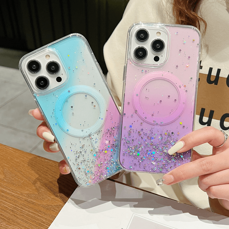 Maska Mag Case Sparkly za iPhone 14 Pro Max dizajn tip6, tip7 - Maske za telefone