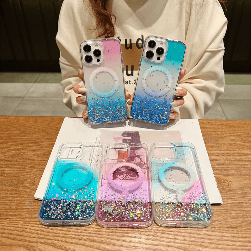 Чехол Mag Case Sparkly для Samsung S23 Ultra/ S918B Tip2 - Maske za telefone