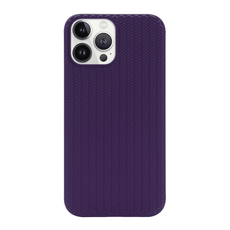 Maska Knit za iPhone 13 Pro Max . boja pink, purple - Maske za telefone