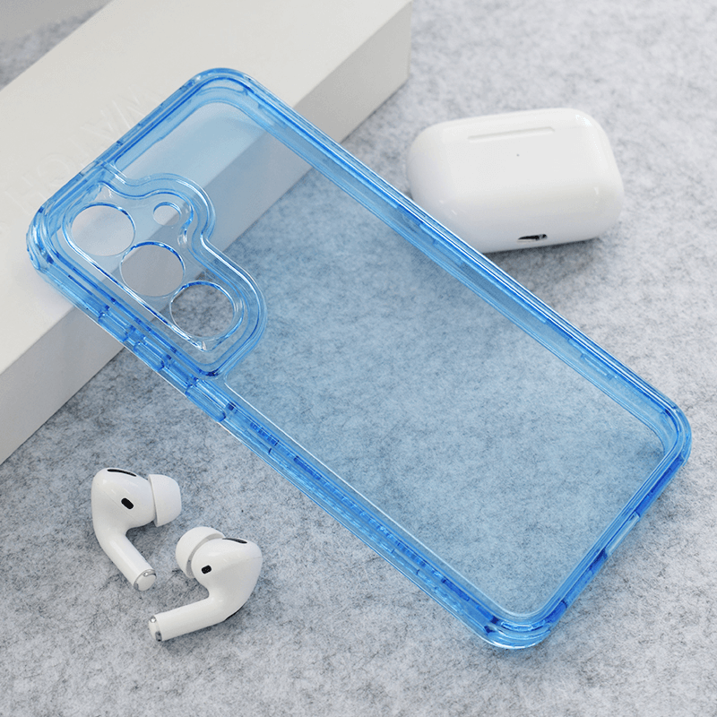 Чехол Color Transparent для Samsung S25 FE/ S731B синий - Maske za telefone