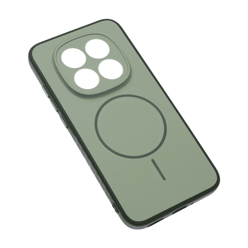 Чехол Mag Case Matte Line для Xiaomi Redmi Note 15 4G/5G (EU) зелёный - Maske za telefone