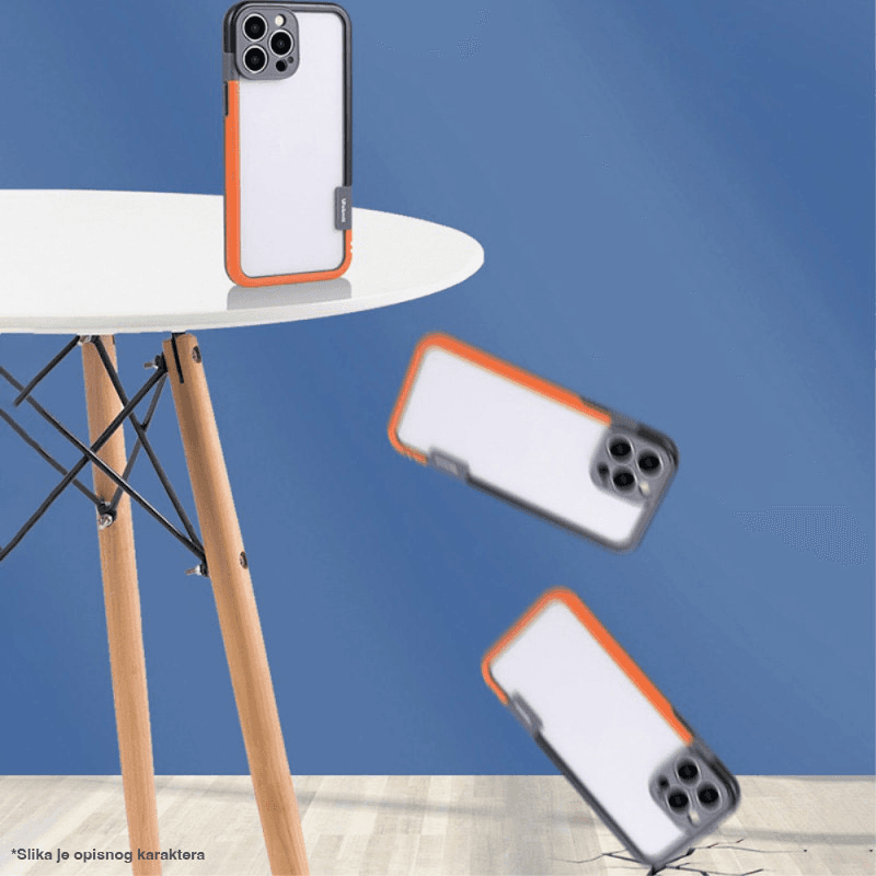 Maska Wolmtt Bumper za iPhone 16 Pro boja white, pink, gray - Maske za telefone