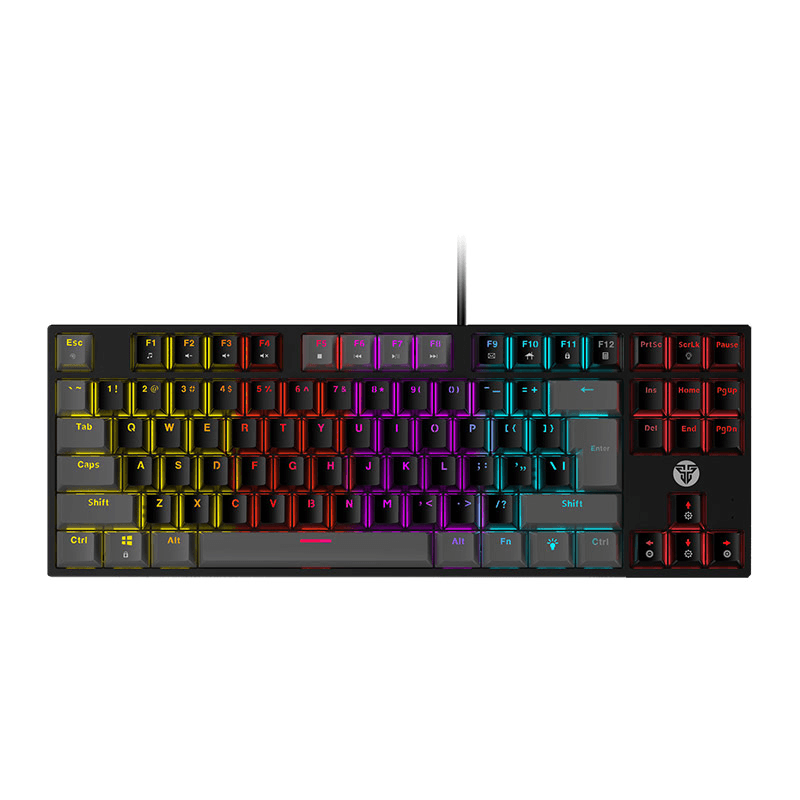 Tastatura mehanicka Gaming Fantech MK876 RGB Atom TKL ( switch) boja black, red, blue, gray - Periferija