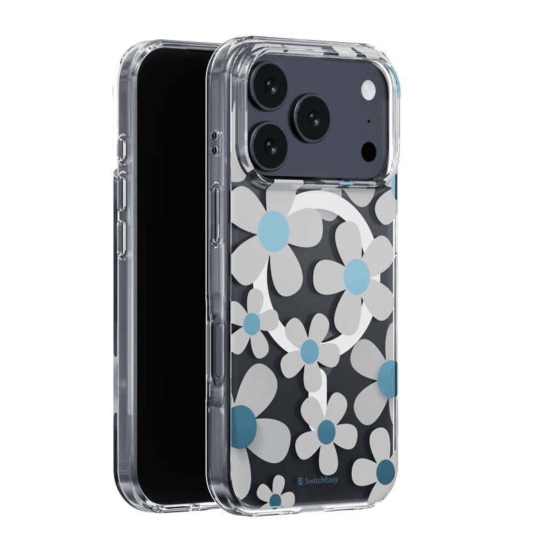 Чехол Mag Case SwitchEasy Fleur для iPhone 17 Pro Max белый - Maske za telefone