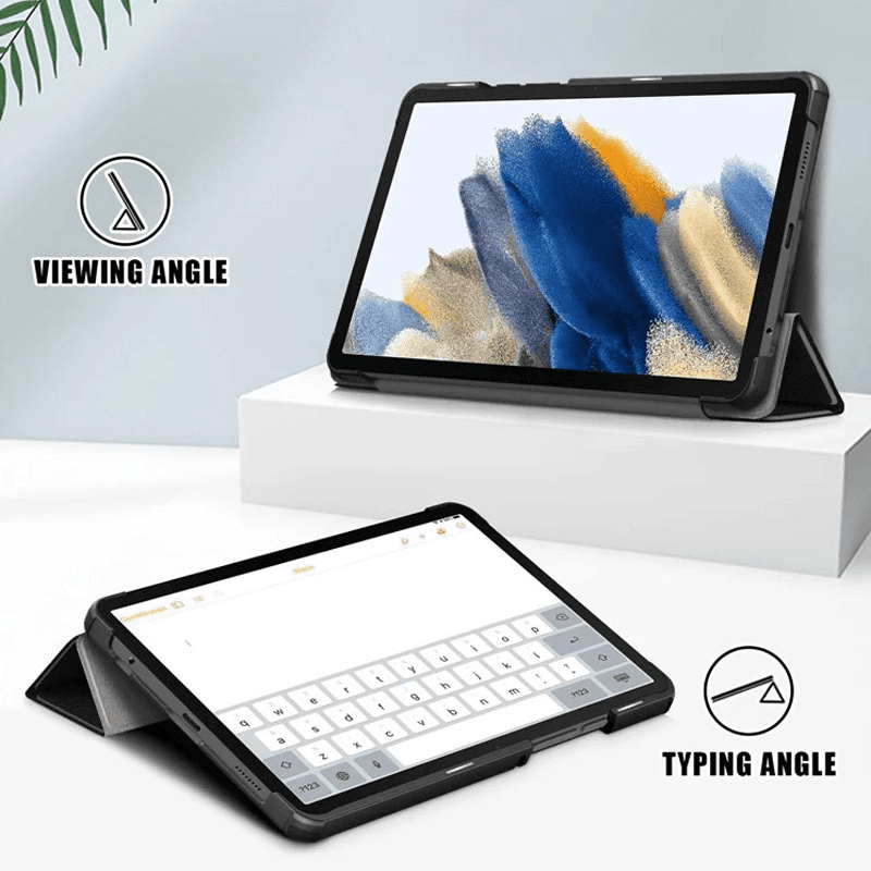 Maska na preklop Tablet Stripes za Samsung Tab A9/ X110/ A11/ X133 . boja pink, green, black - Tableti