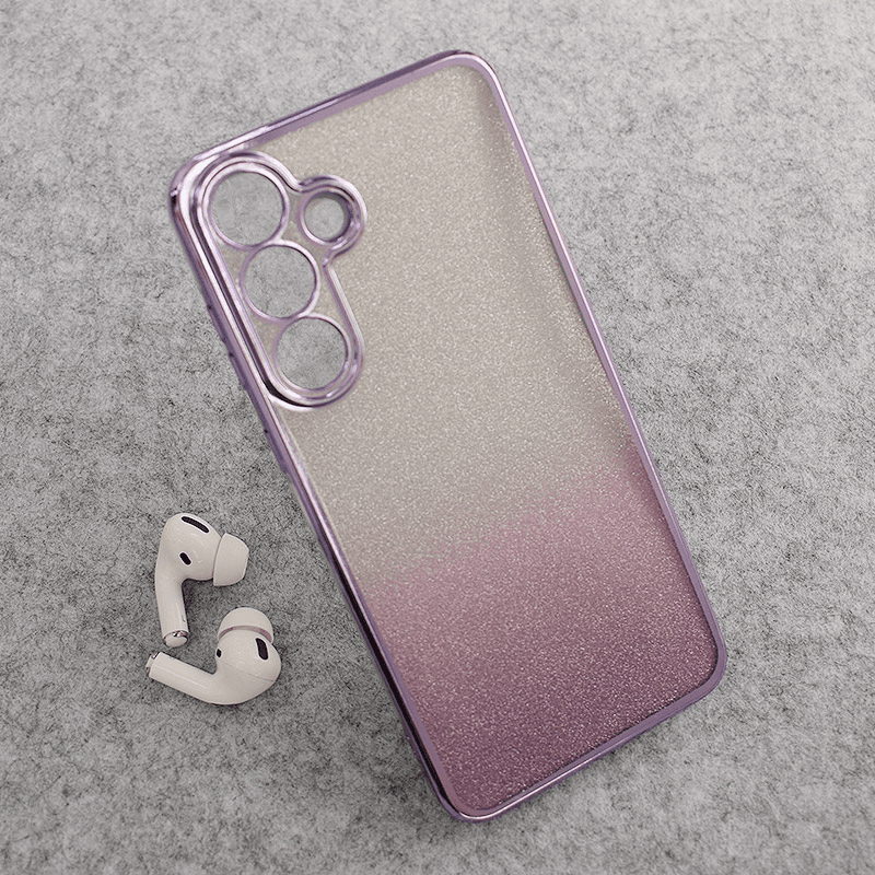 Чехол Shiny Frame для Samsung S25 FE/ S731B фиолетовый - Maske za telefone