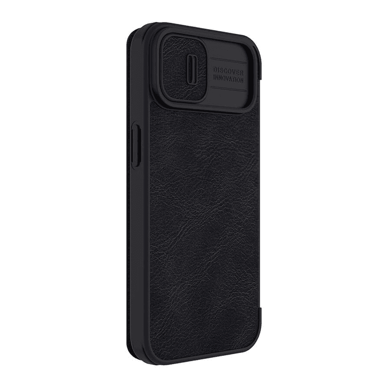 Чехол-книжка Nillkin Qin Pro для iPhone 14 Plus чёрный - Maske za telefone