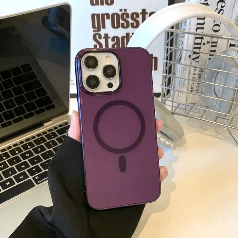 Transparent case Mag Case for iPhone 14 Pro Max blue - Maske za telefone