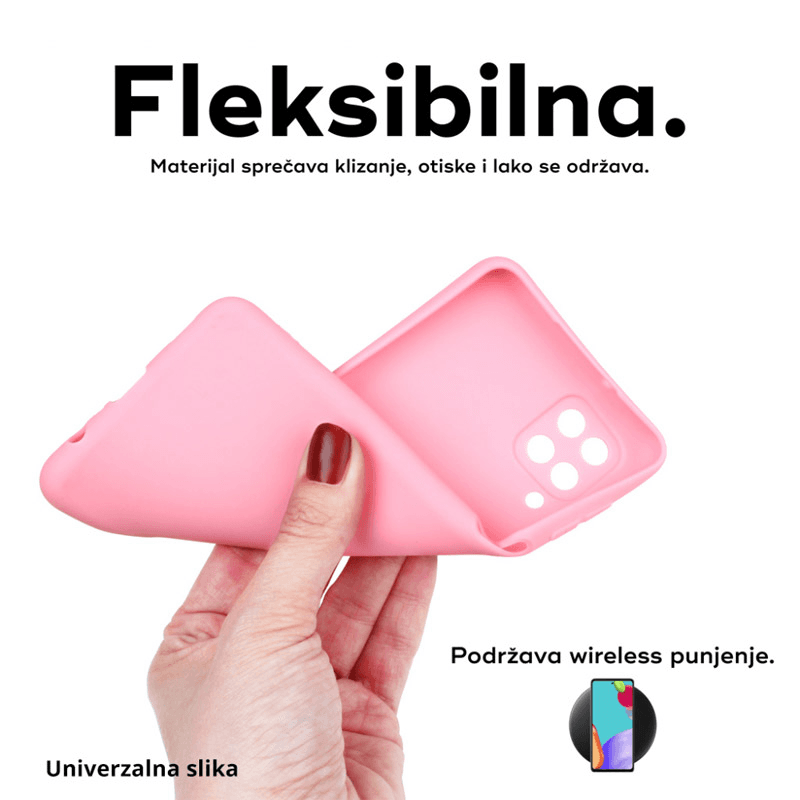 Maska Gentle Color za Samsung A14 4G/ A145R/ A14 5G/ A146B . boja black, mint, pink - Maske za telefone