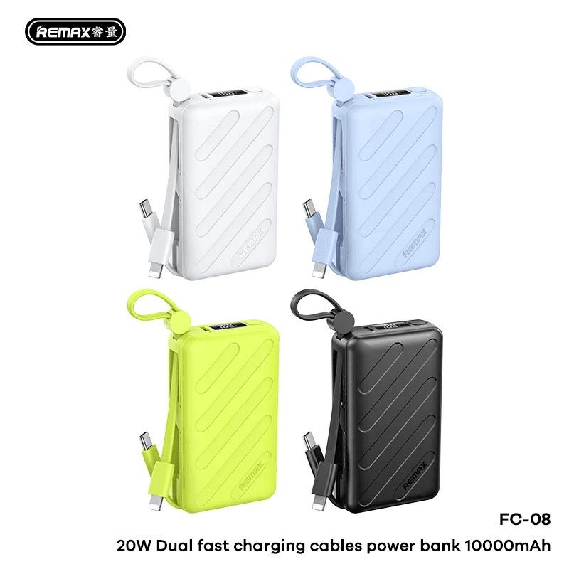 Power Bank REMAX FC-08 Dual fast charging kapacitet 10000mAh snaga 20W boja green, white - Power bank