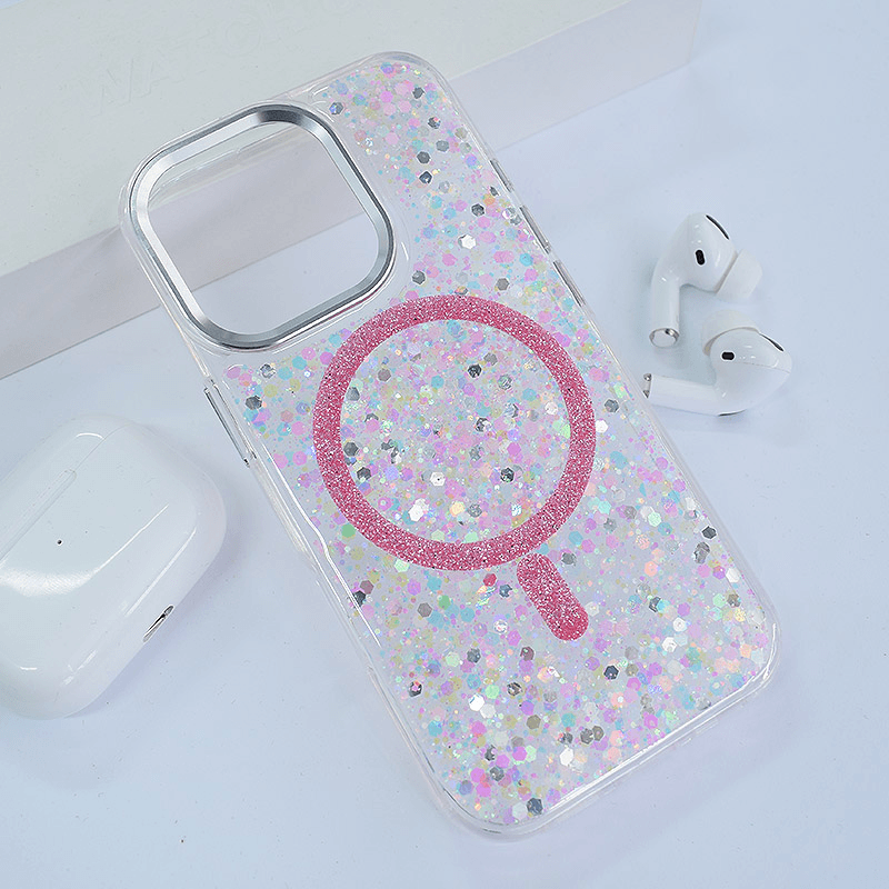 Maska Mag Case Glue za iPhone 16 Pro boja pink, blue, white, black, purple, svetlo roze - Maske za telefone