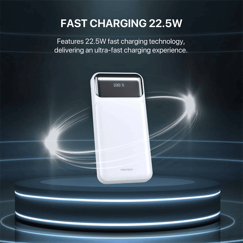 Повербанк Fantech T2 10000mAh QC,PD,22.5W синий - Power bank