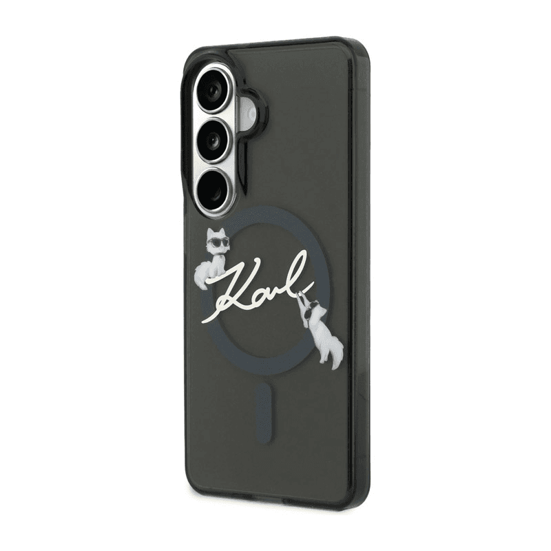 Maska Karl Lagerfeld IML KC Script MagSafe za Samsung S26/ S941B boja black, pink, transparent - Maske za telefone