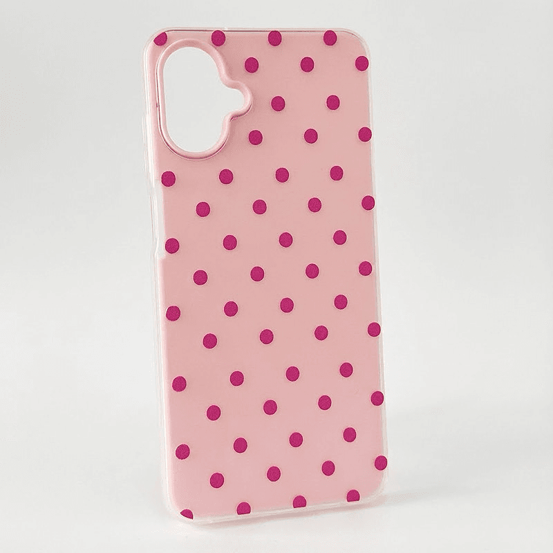 Candy case Dots for Samsung A07/ A075F pink - Maske za telefone