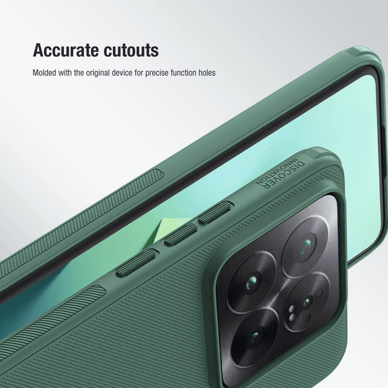 Maska Nillkin Super Frosted Shield Pro za Xiaomi 14 Pro boja black, blue - Maske za telefone