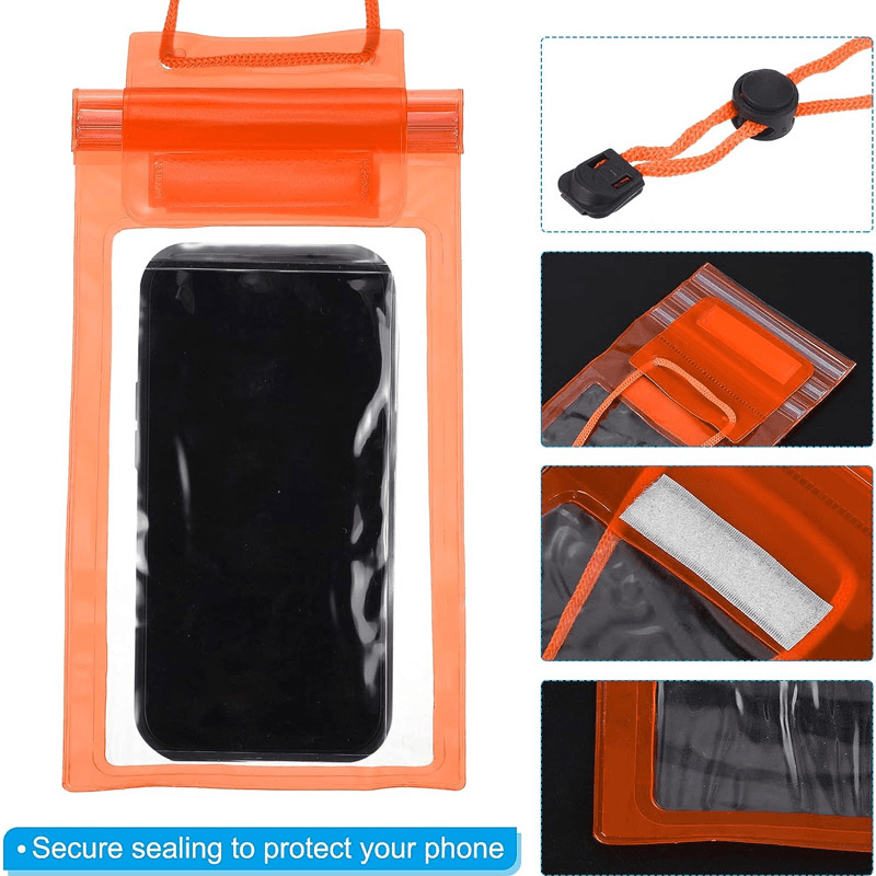 Vodootporna torbica za telefon boja white, pink, black, blue, orange, yellow, purple, green, dark_blue ekran 7" - Razno