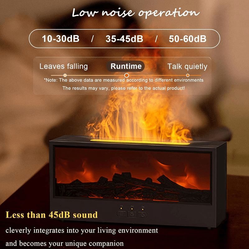 Difuzer Fireplace sa LED Kaminom boja black, white - Ventilacija i klimatizacija